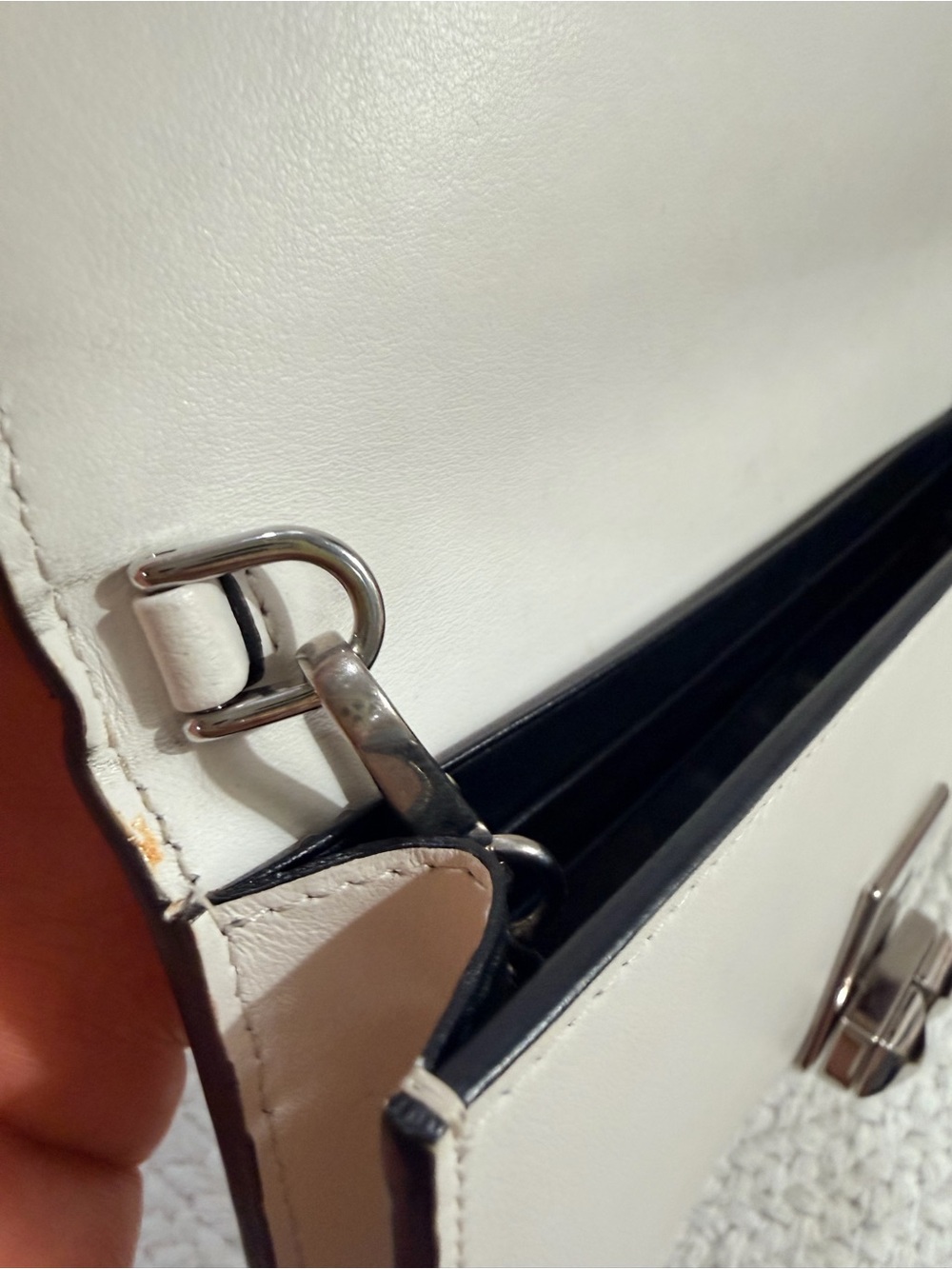 PRADA Elektra Wallet on Chrome Chain Printed Leather - With PRADA Dustie✨ - Picture 13 of 14